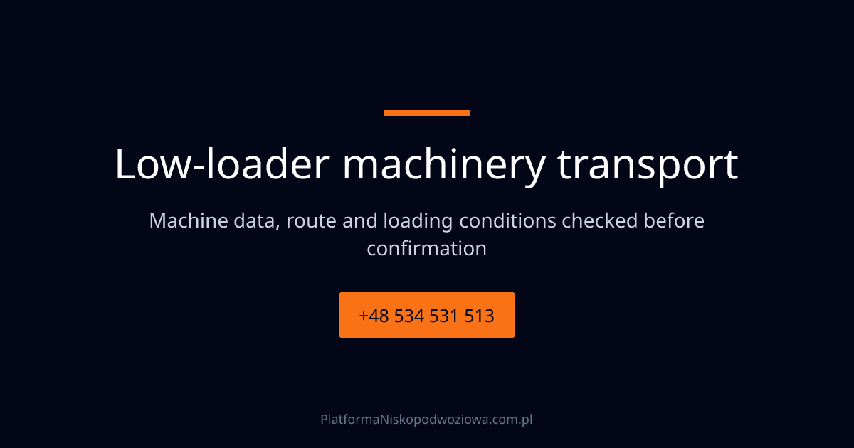 Low Loader Transport Letchworth — Heavy Haulage United Kingdom | Gonera ...